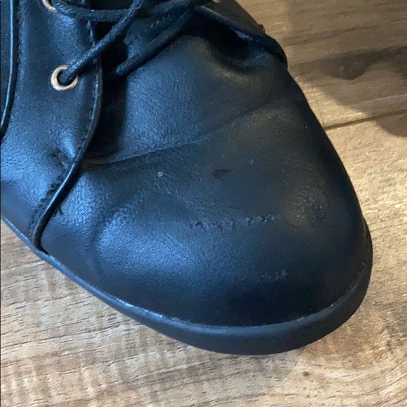 Wedge heel zip-up booties by Top Moda - Picture 4 of 4